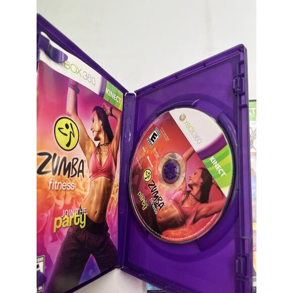 3X Xbox 360 Video Game Kinect Wipeout, Kinect Adventures, Zumba - Picture 9 of 16
